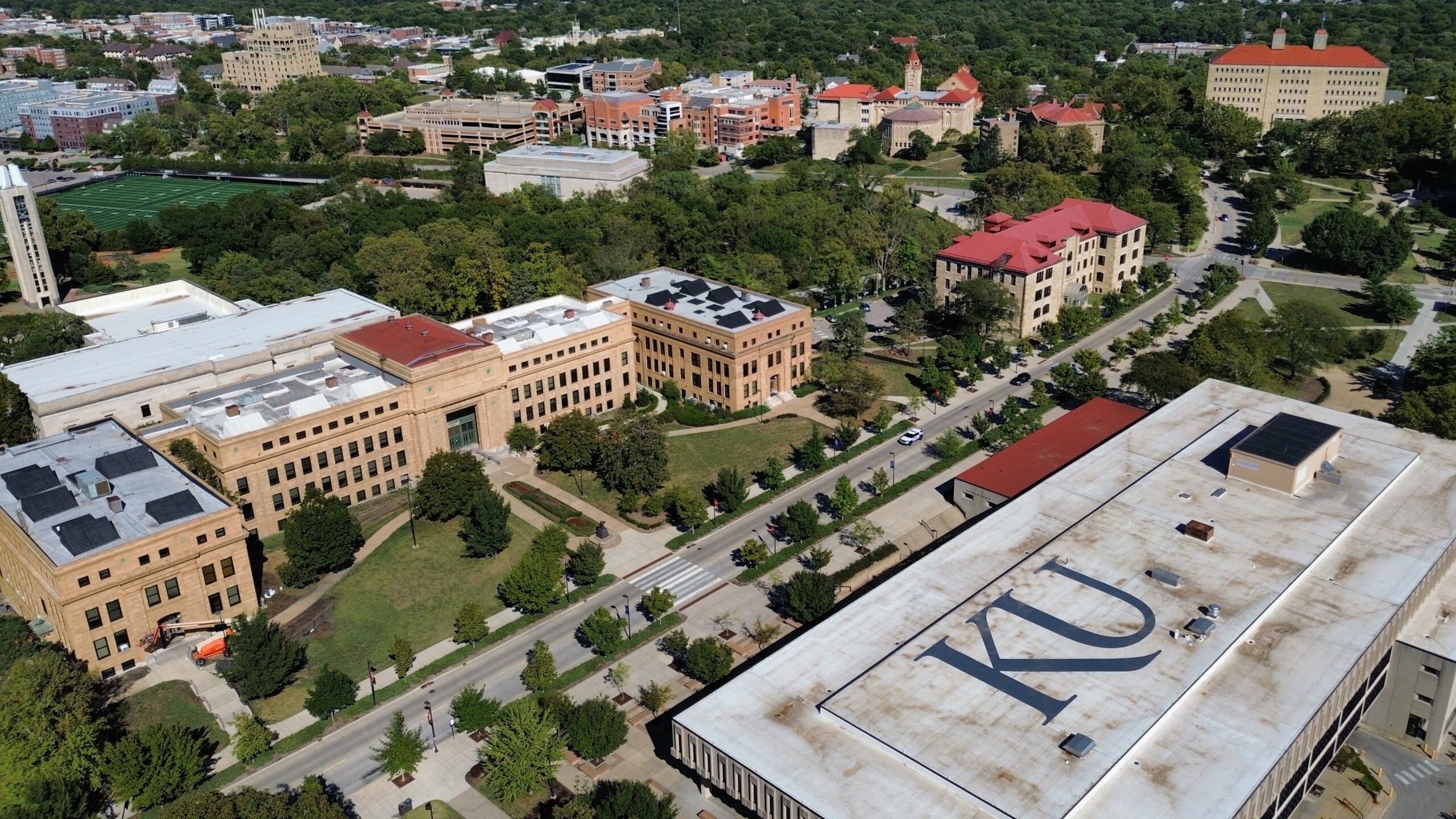 KU buildings attracted overnight homeless campers KU chief implemented